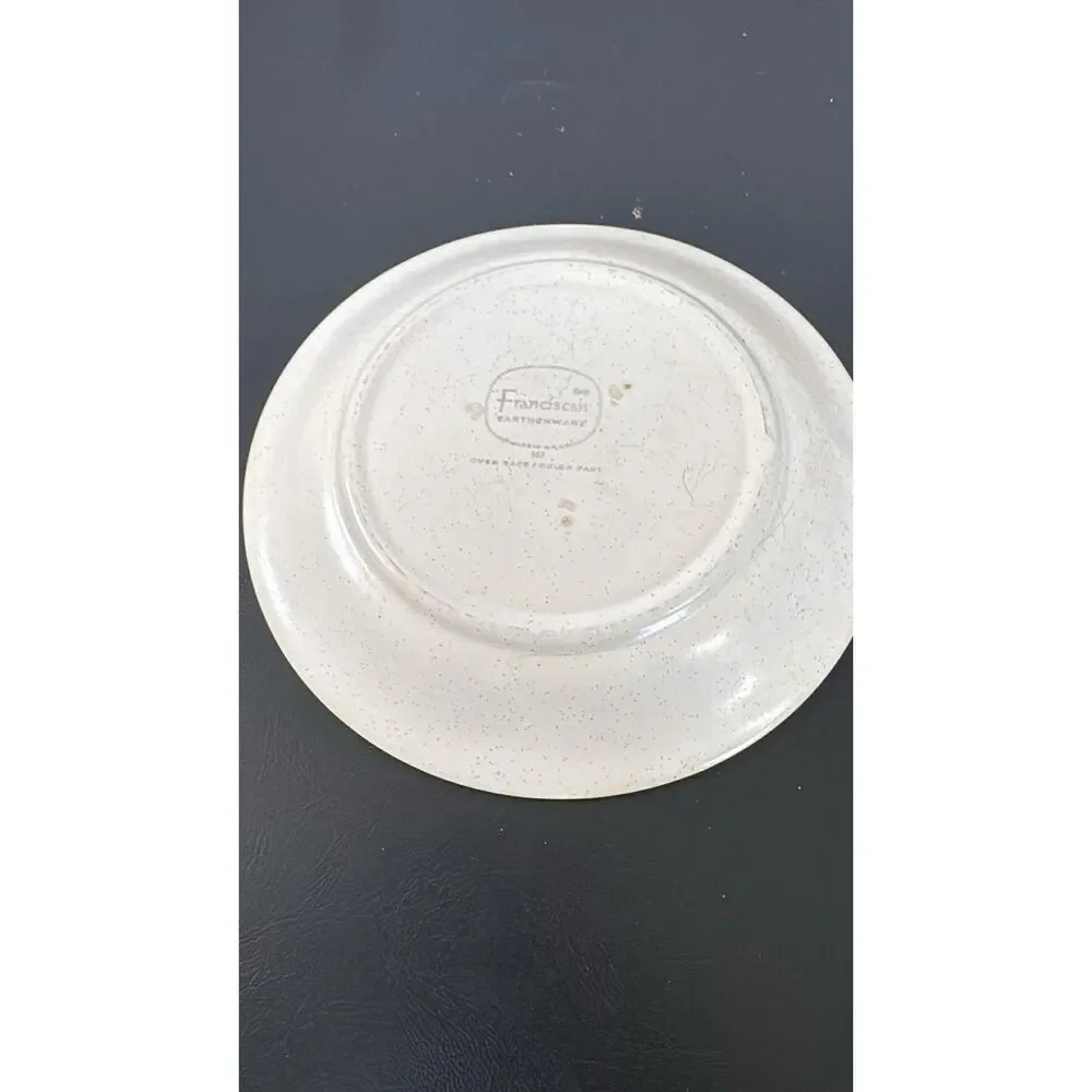 Set of  3 Franciscan Tulip Time Side Bread Plates 6.75